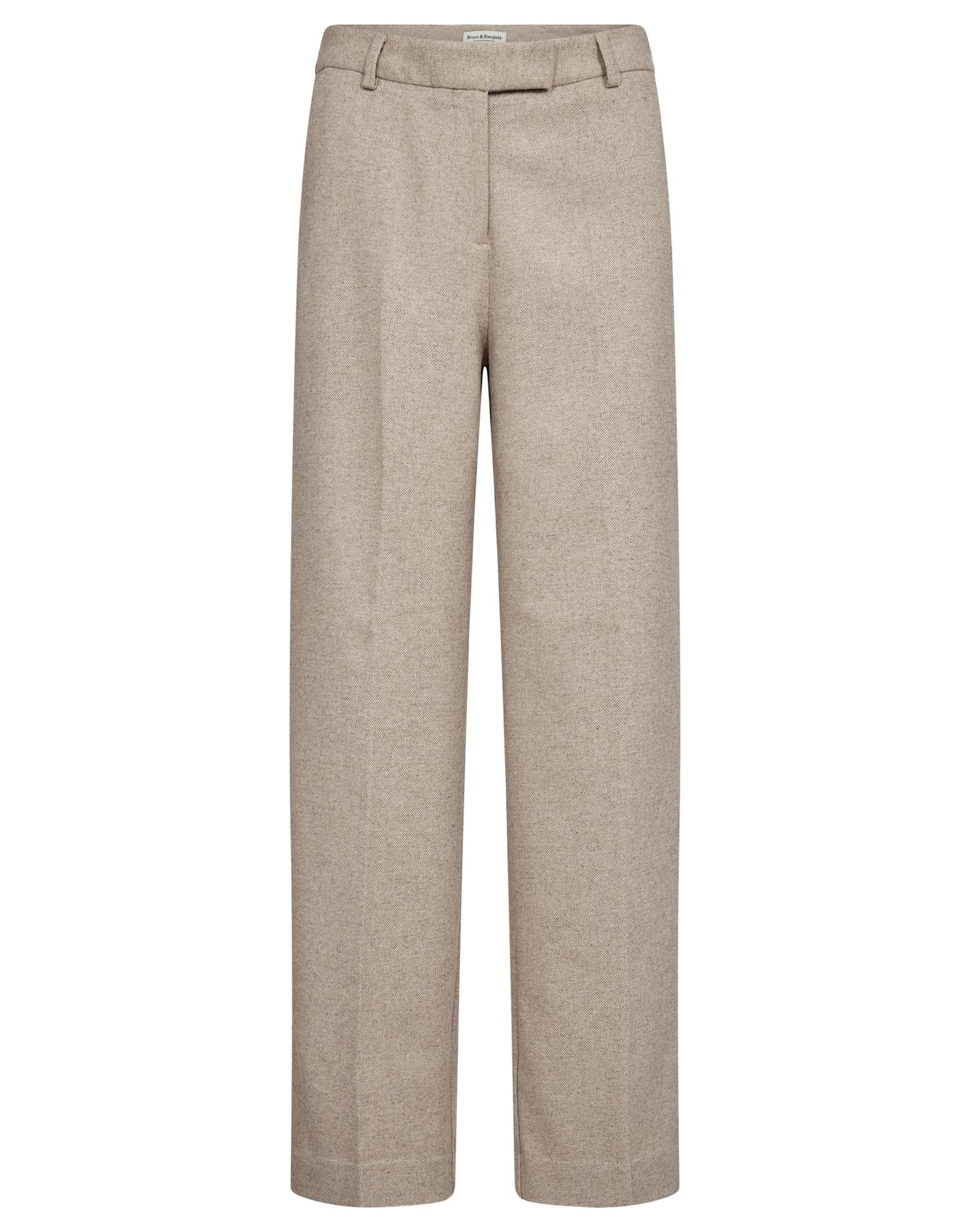 BS Heike Regular Fit Kostymbyxor - Sand