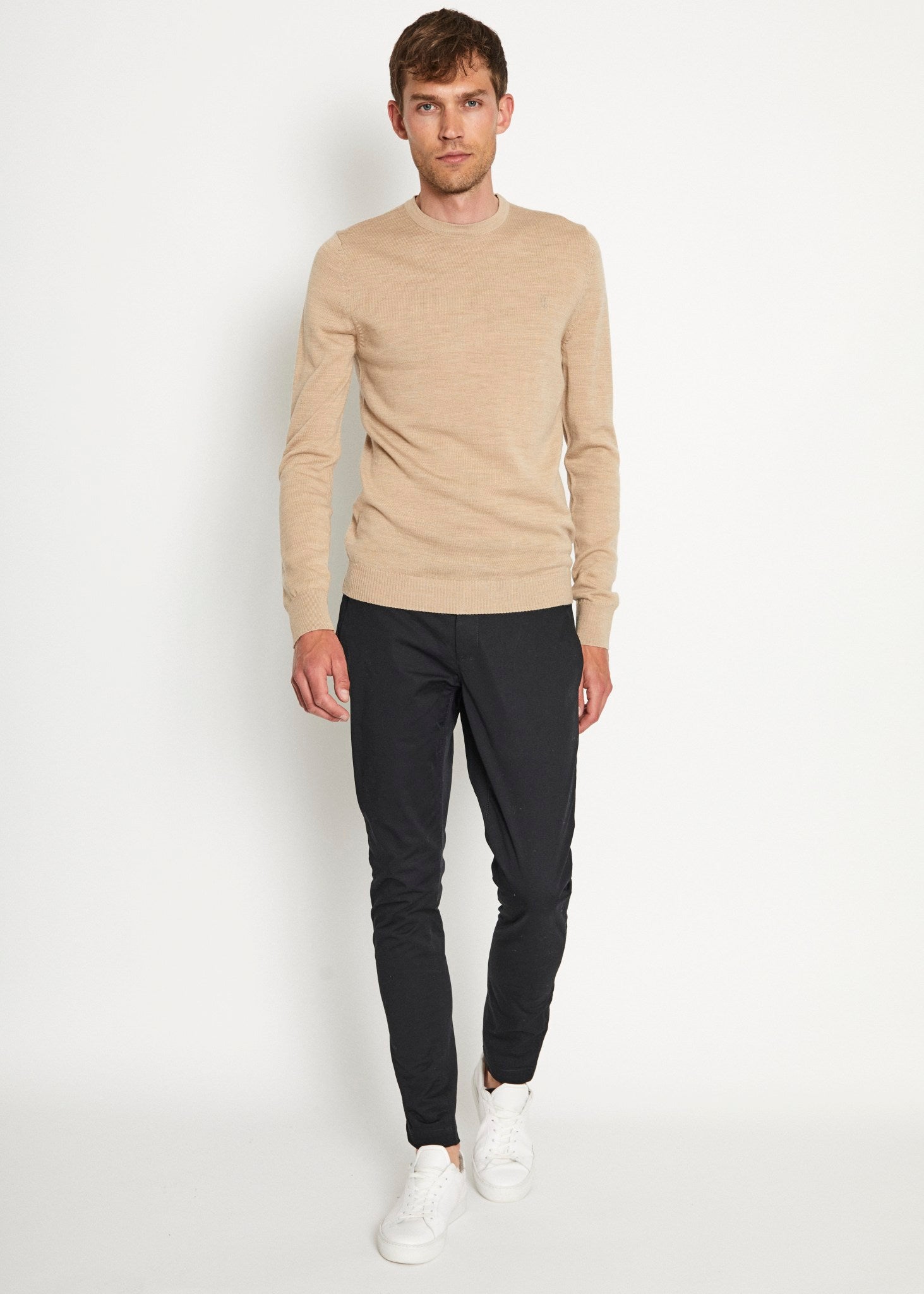 BS Anton Slim Fit Chinos - Svart