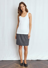 BS Charlotte Regular Fit Topp - White