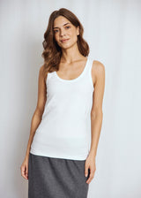 BS Charlotte Regular Fit Topp - White