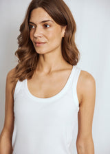 BS Charlotte Regular Fit Topp - White