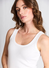 BS Charlotte Regular Fit Topp - White