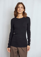 BS Margrethe Långärmad T-Shirt - Black
