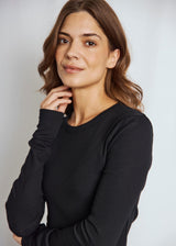 BS Margrethe Långärmad T-Shirt - Black