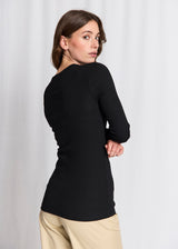 BS Margrethe Långärmad T-Shirt - Black