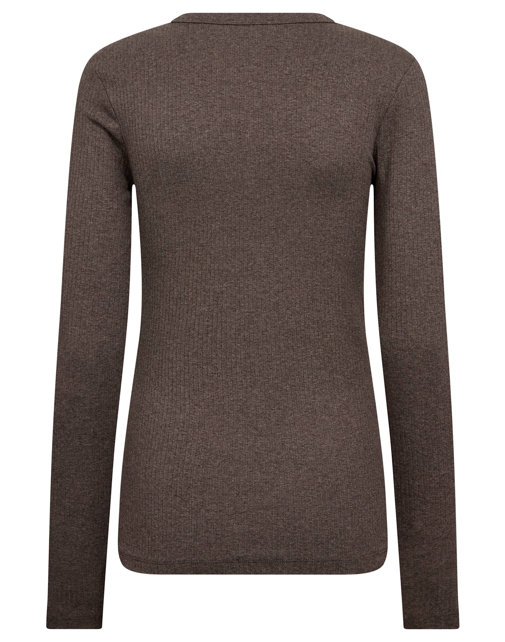 BS Margrethe Långärmad T-Shirt - Brown