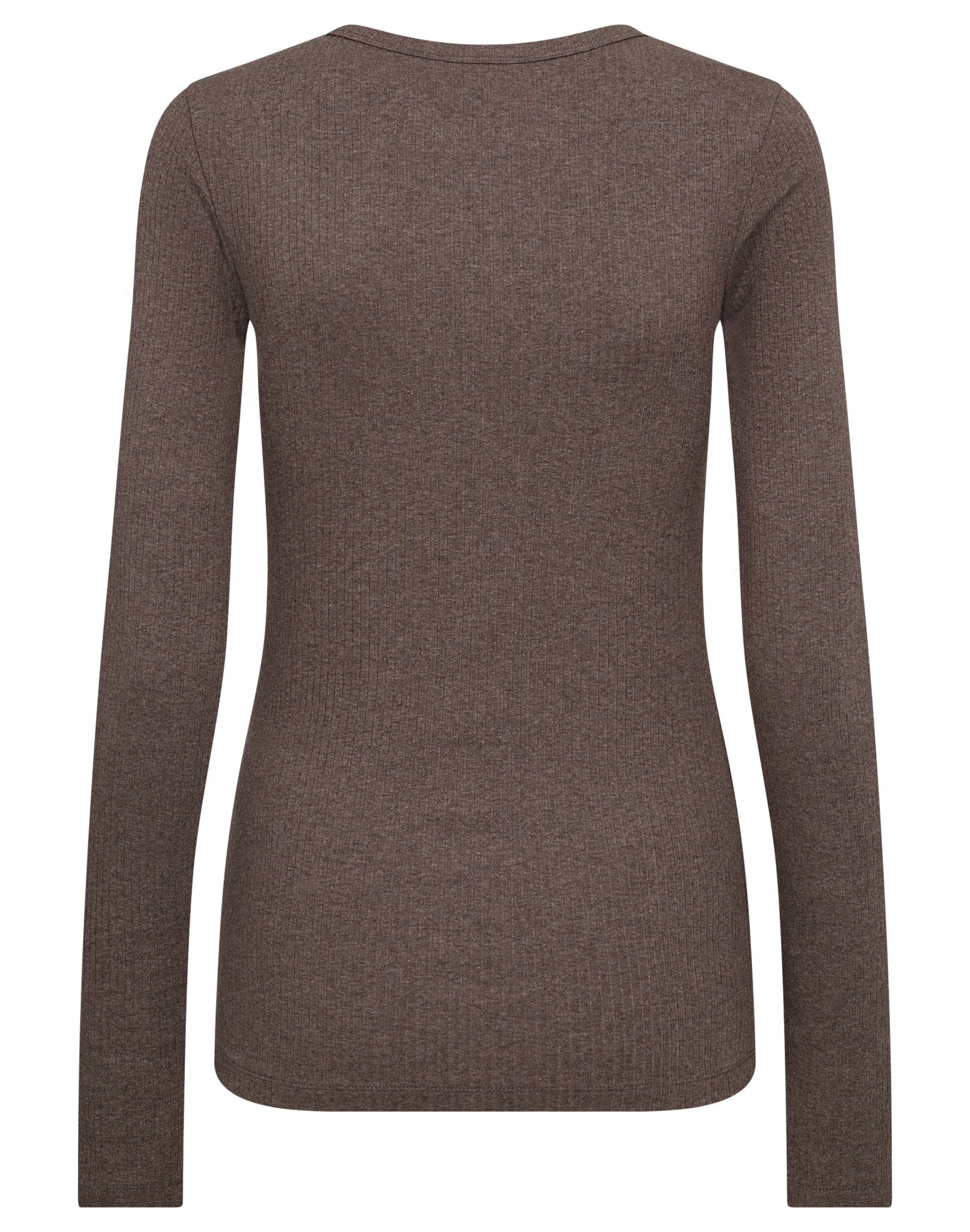 BS Margrethe Långärmad T-Shirt - Brown