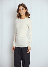 BS Margrethe Långärmad T-Shirt - Off White
