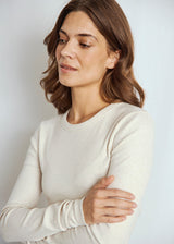 BS Margrethe Långärmad T-Shirt - Off White