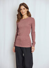 BS Margrethe Långärmad T-Shirt - Plum