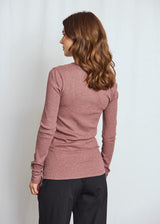 BS Margrethe Långärmad T-Shirt - Plum