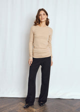 BS Margrethe Långärmad T-Shirt - Sand