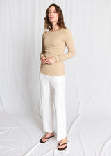 BS Margrethe Långärmad T-Shirt - Sand