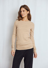 BS Margrethe Långärmad T-Shirt - Sand