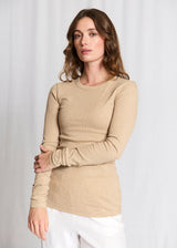 BS Margrethe Långärmad T-Shirt - Sand