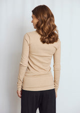 BS Margrethe Långärmad T-Shirt - Sand