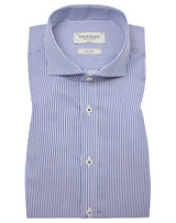 BS Abraham Slim Fit Skjorta - Blue