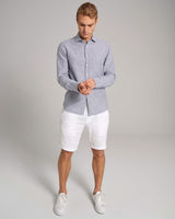 BS Fernando Casual Modern Fit Skjorta - Blue/White