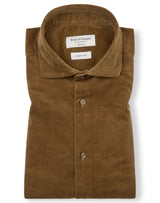 BS Assan Casual Slim Fit Skjorta - Ochre