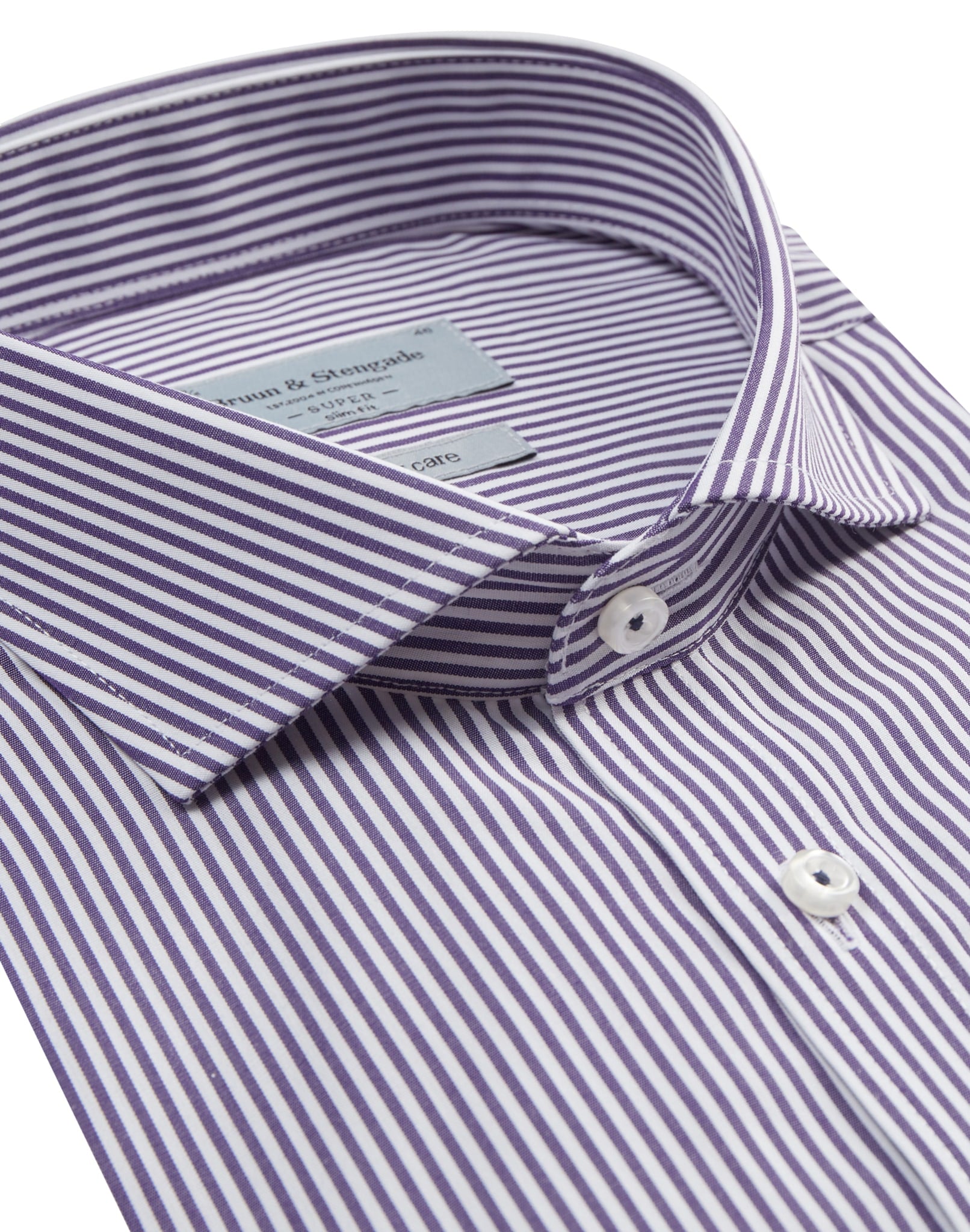BS Azmoun Super Slim Fit Skjorta - Purple