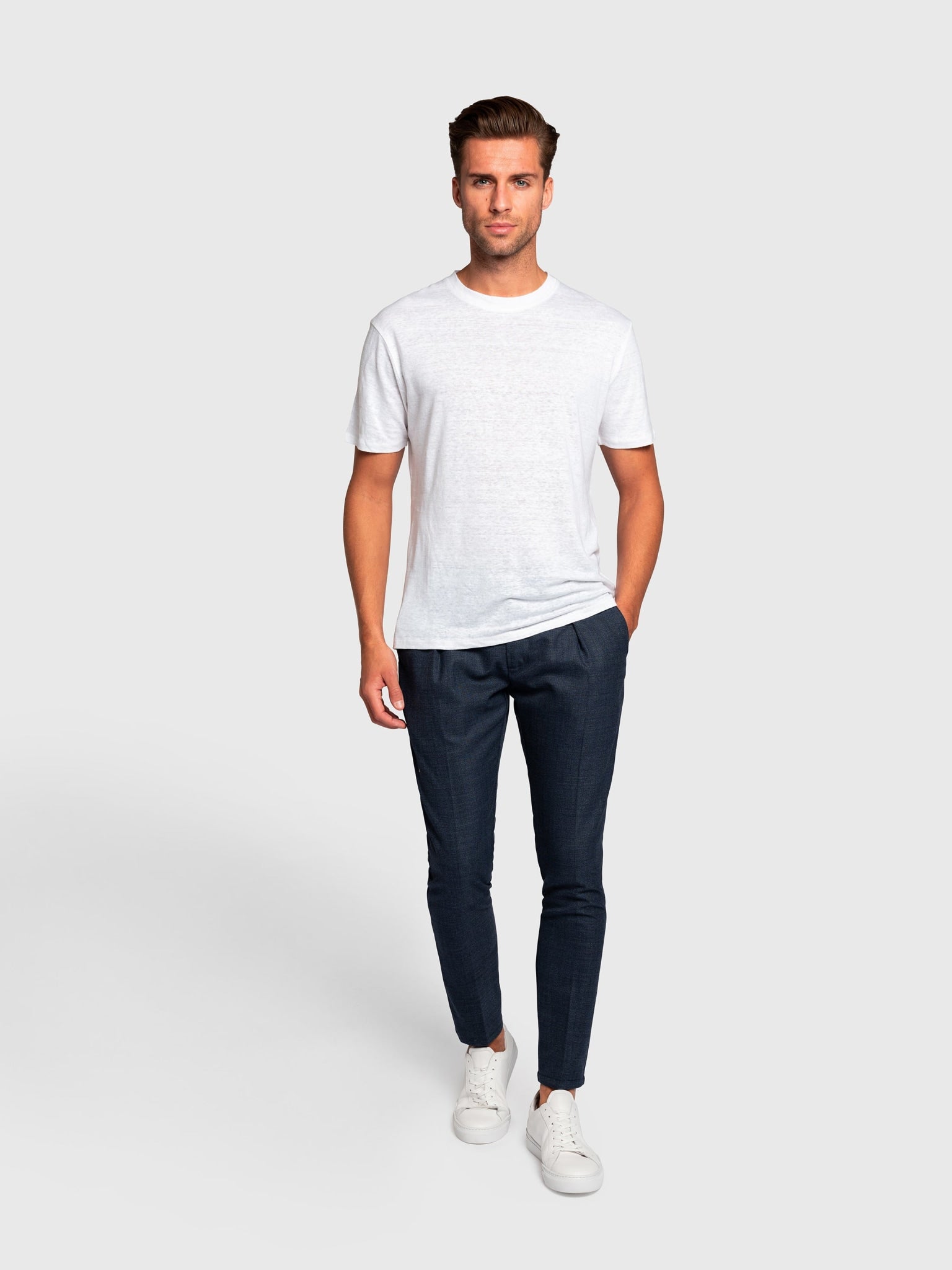 BS Blake Slim Fit Byxor - Blue