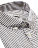 BS Bottas Casual Slim Fit Skjorta - Army/White