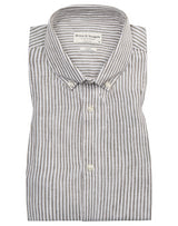 BS Bottas Casual Slim Fit Skjorta - Army/White