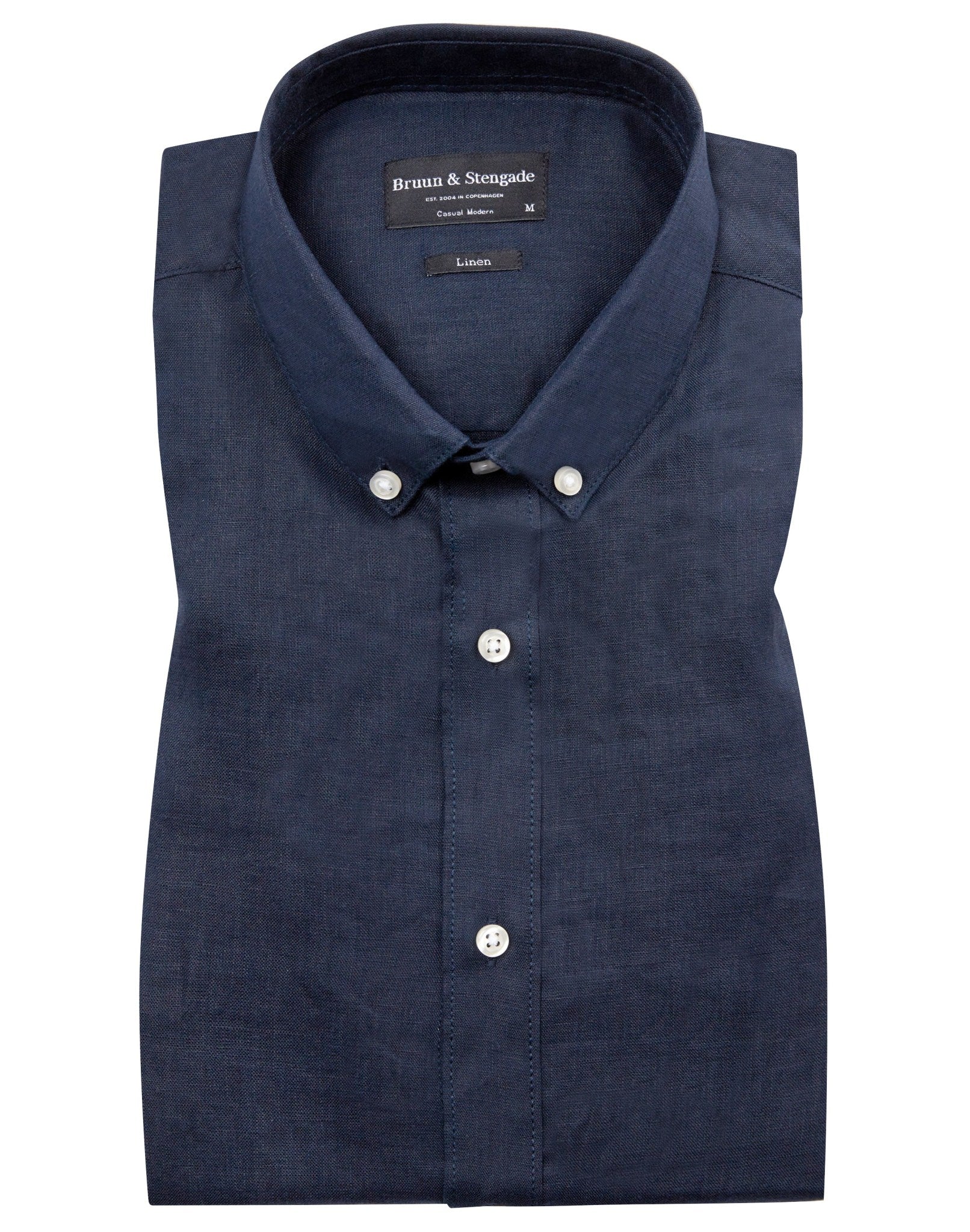 BS Carlos Casual Modern Fit Skjorta - Marinblå
