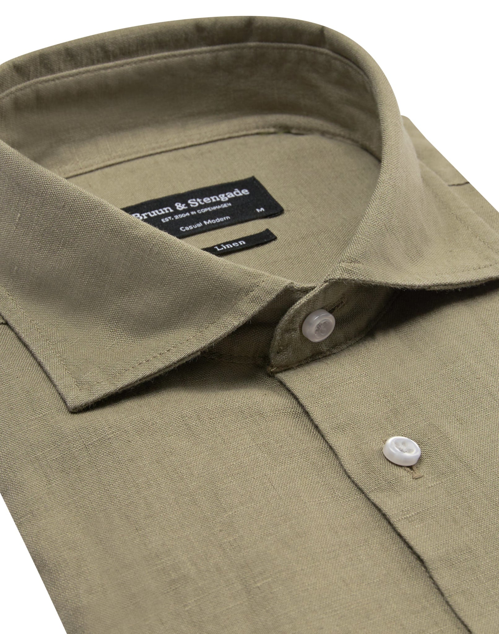 BS Daniel Casual Modern Fit Skjorta - Army