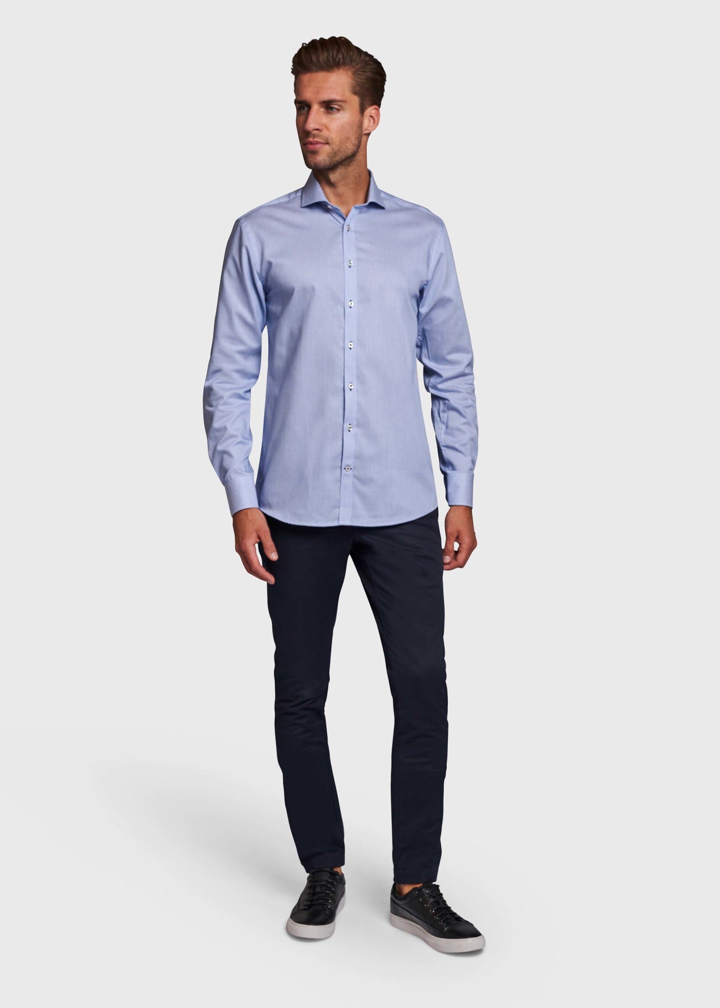 BS Gary Slim Fit Skjorta - Blue