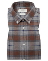 BS Hamza Casual Slim Fit Skjorta - Brown