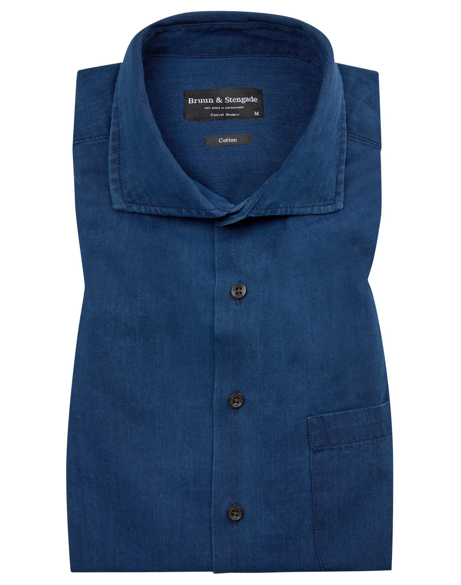 BS Lando Casual Modern Fit Skjorta - Indigo