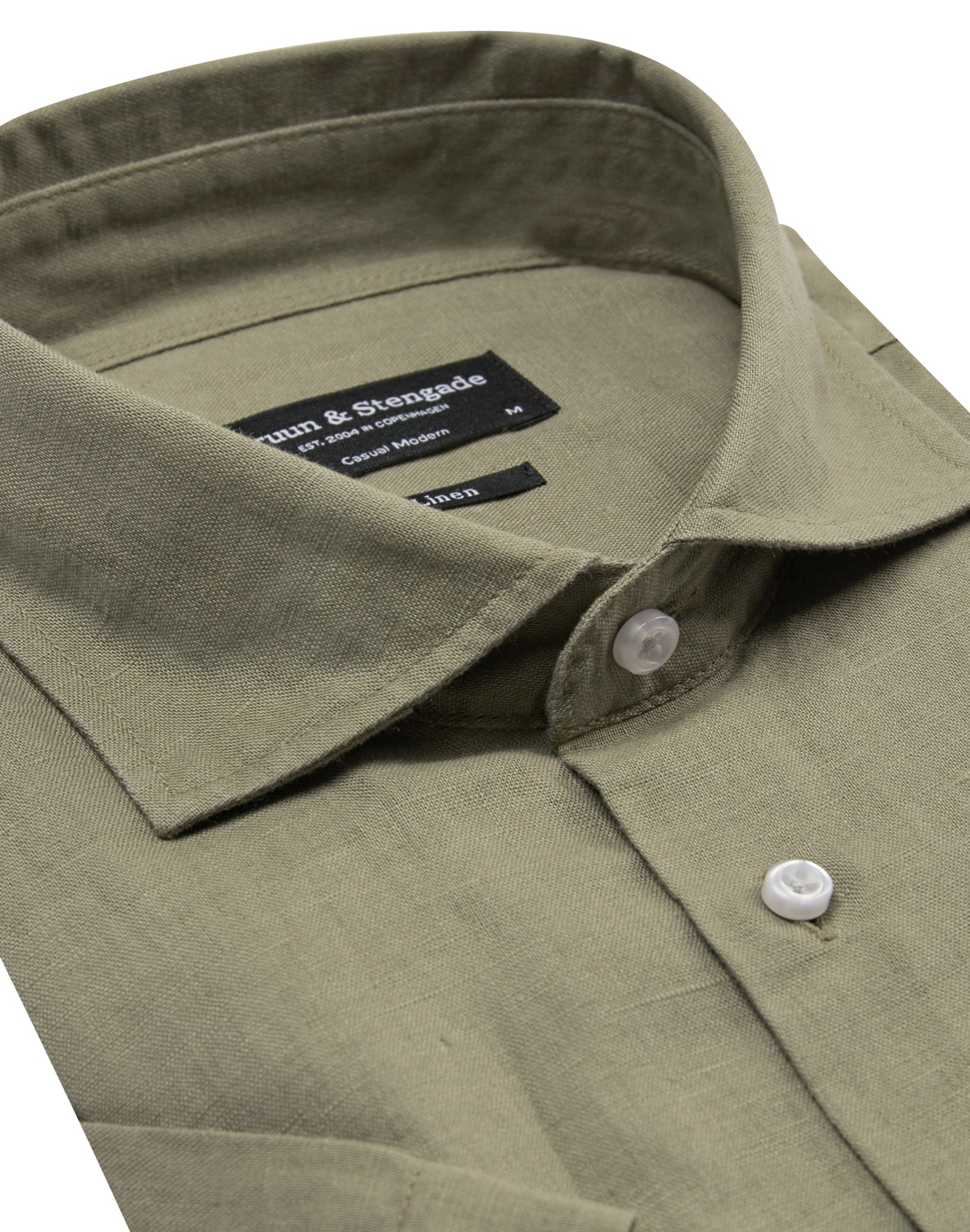 BS Max Casual Modern Fit Skjorta - Army