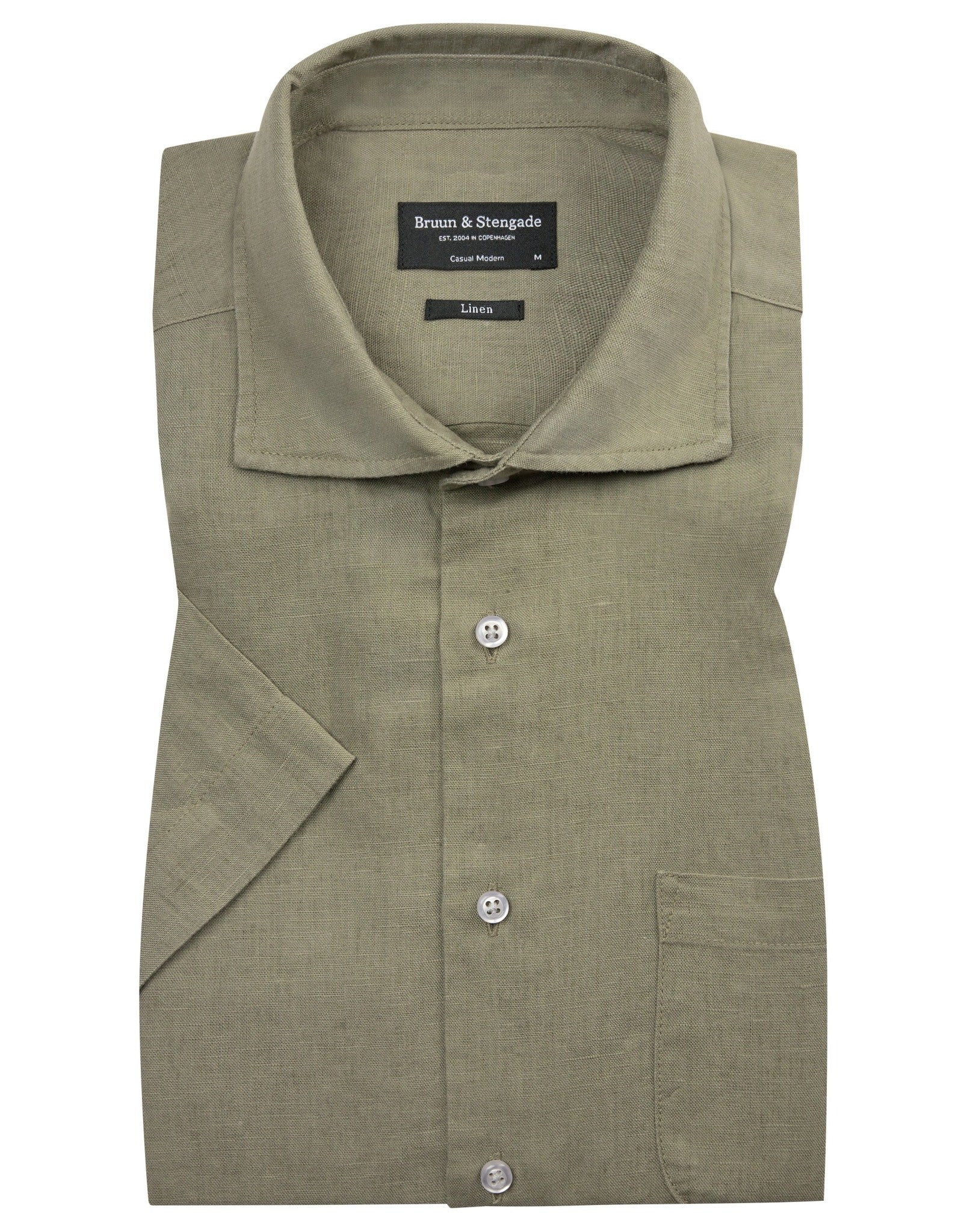 BS Max Casual Modern Fit Skjorta - Army