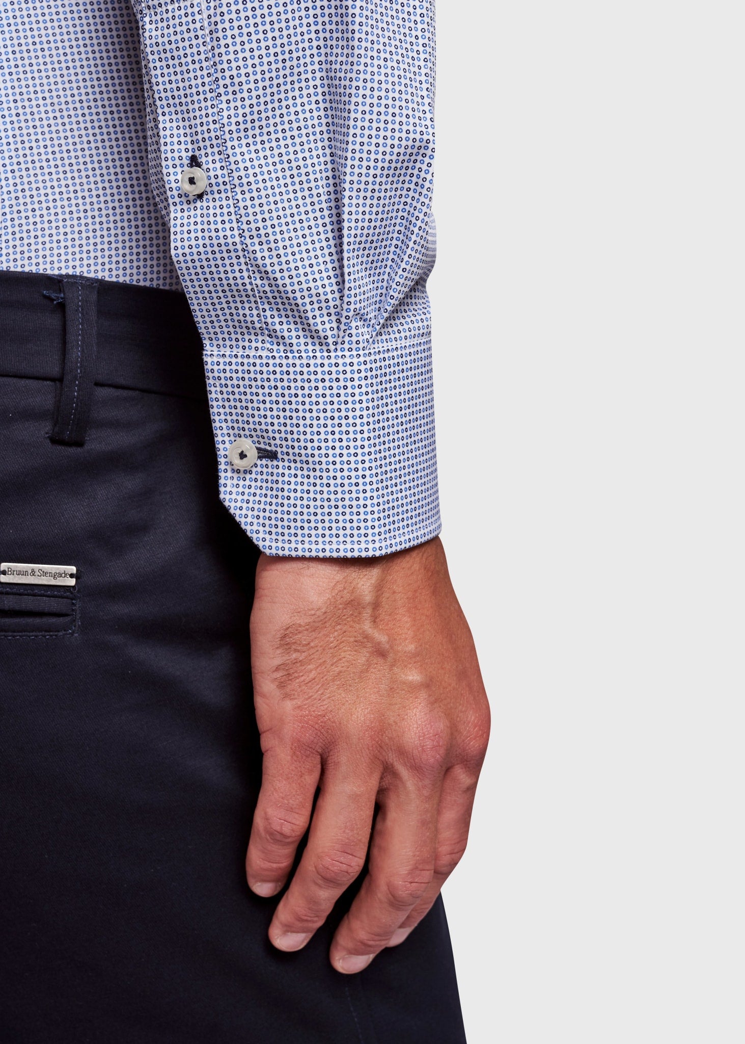 BS Mina Modern Fit Skjorta - Blue