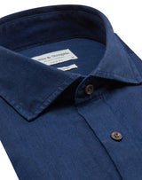 BS Norris Casual Slim Fit Skjorta - Dark indigo