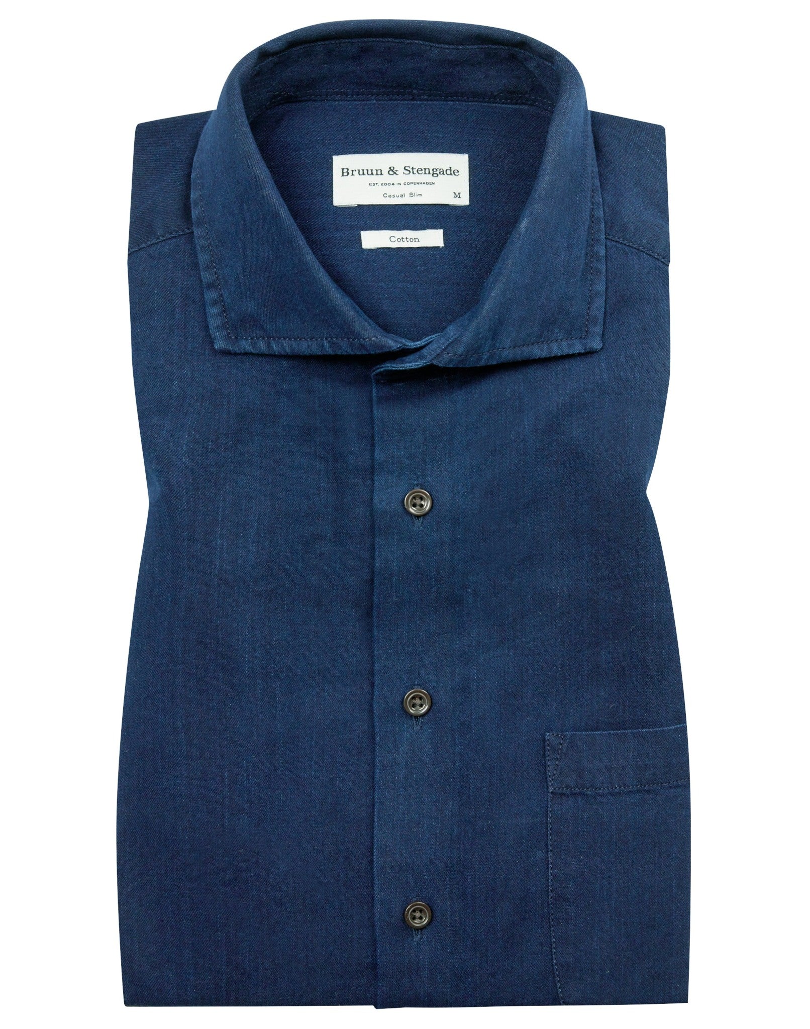 BS Norris Casual Slim Fit Skjorta - Dark indigo