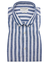 BS Ocon Casual Slim Fit Skjorta - Blue/White