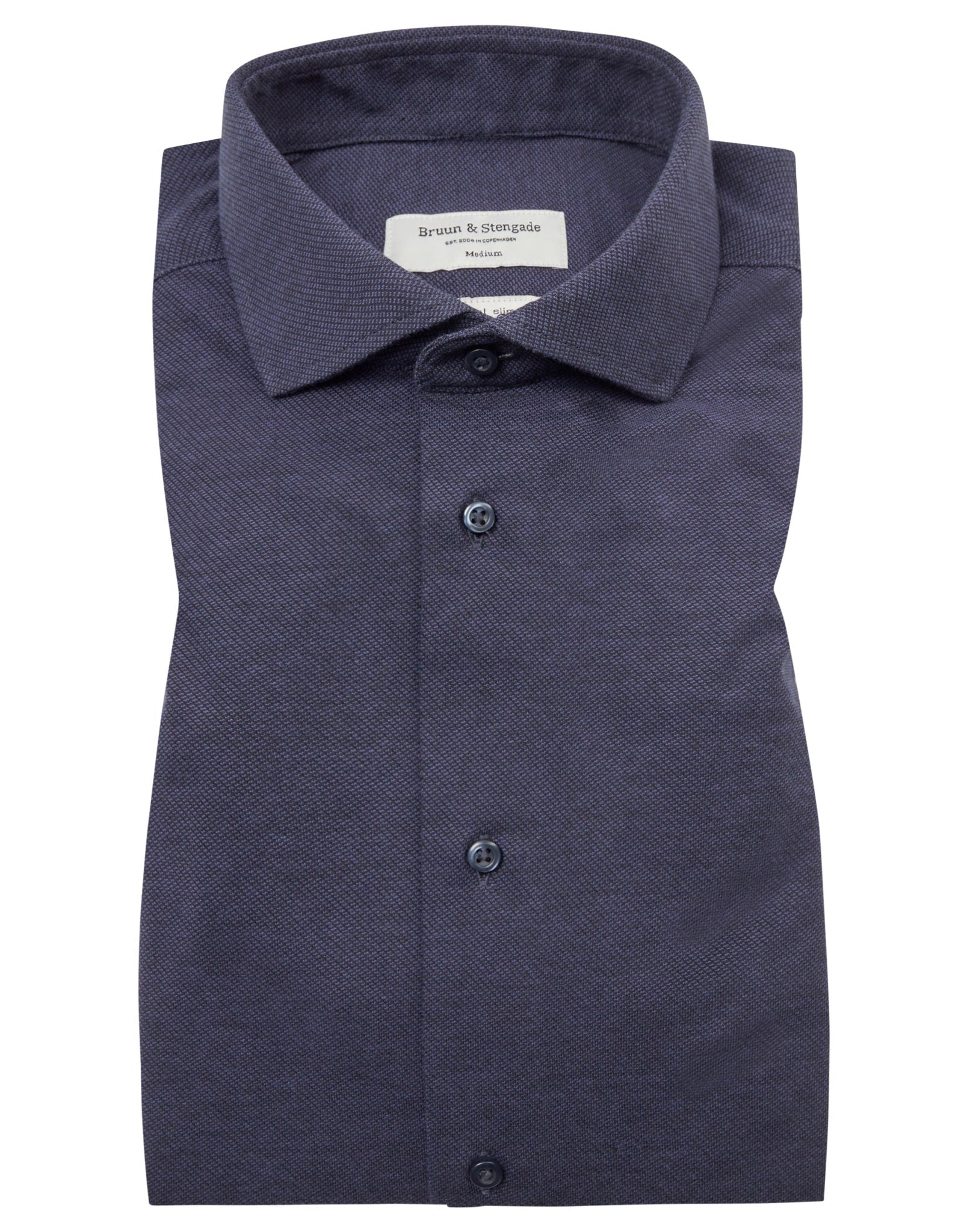 BS Trawally Casual Slim Fit Skjorta - Thunder