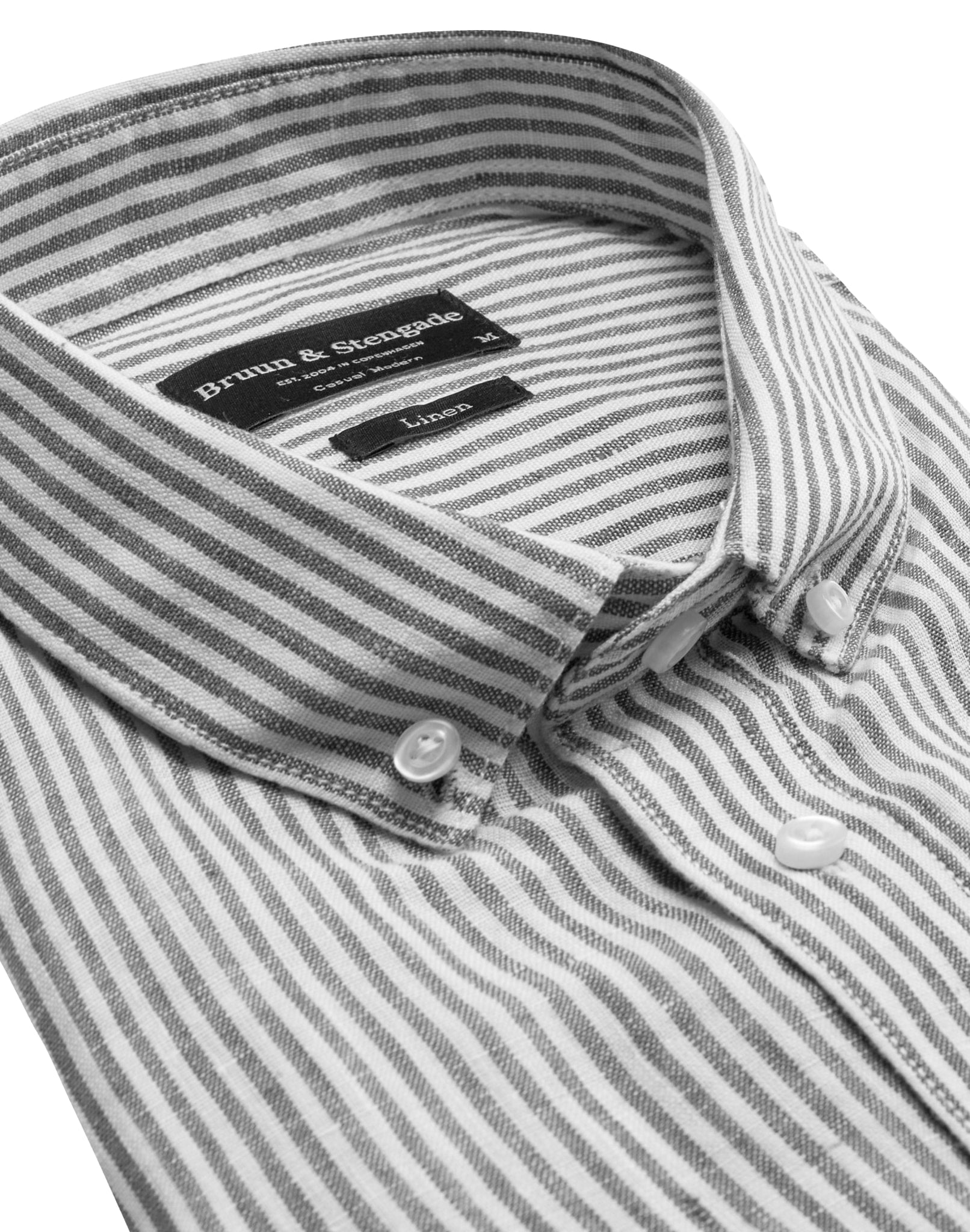 BS Valtteri Casual Modern Fit Skjorta - Army/White