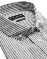 BS Valtteri Casual Modern Fit Skjorta - Army/White