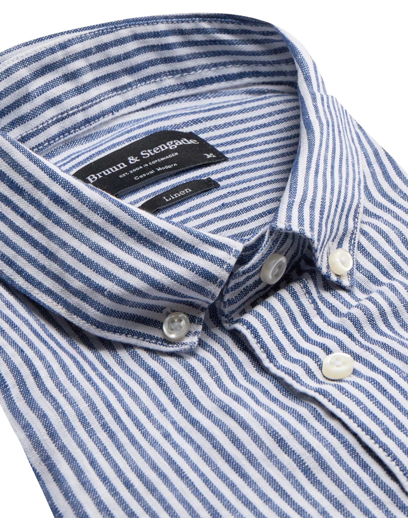 BS Valtteri Casual Modern Fit Skjorta - Navy/White