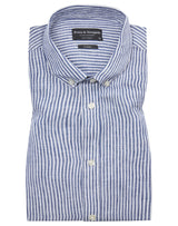 BS Valtteri Casual Modern Fit Skjorta - Navy/White