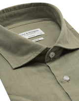 BS Verstappen Casual Slim Fit Skjorta - Army