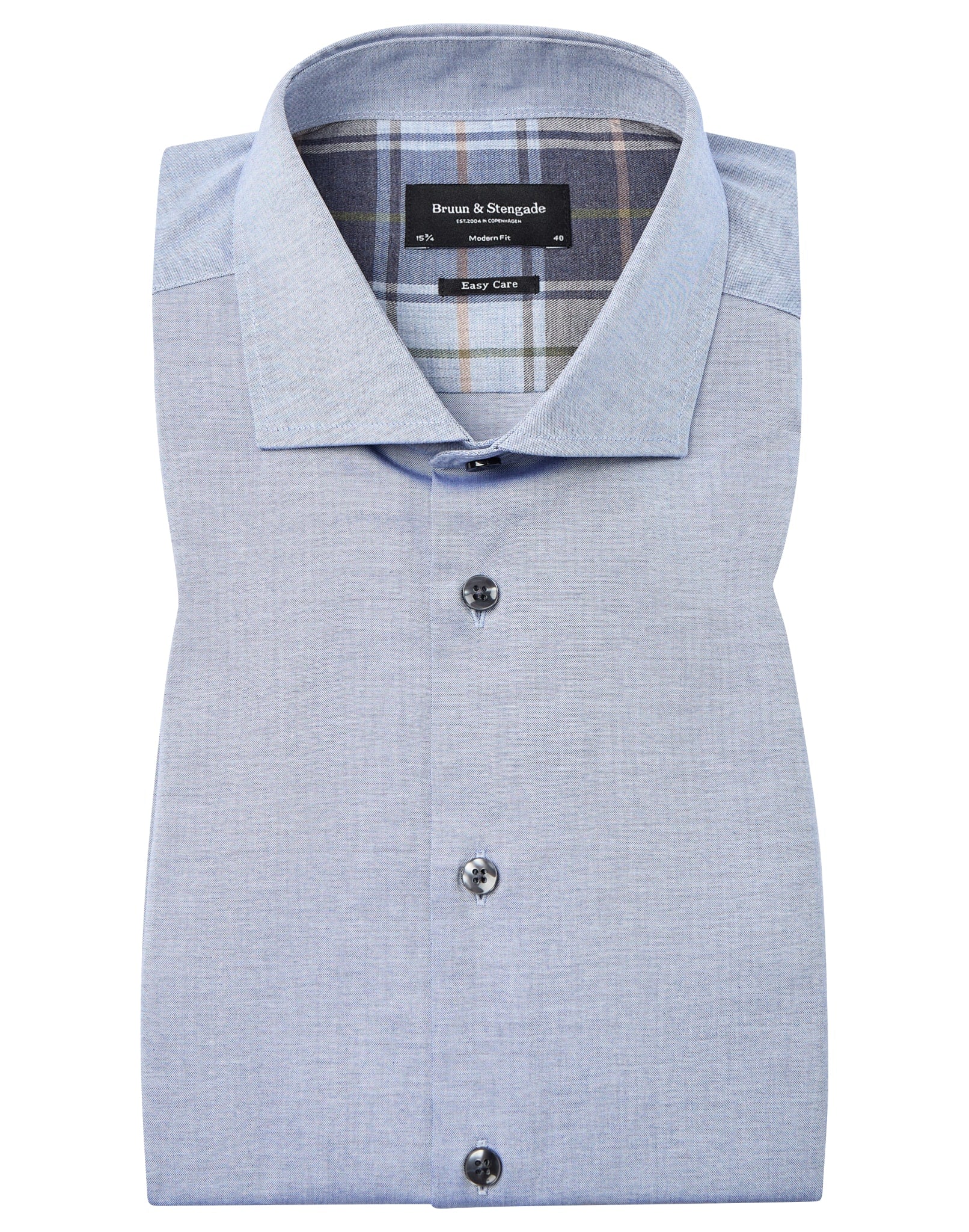 BS Akpom modern fit Skjorta - Blue
