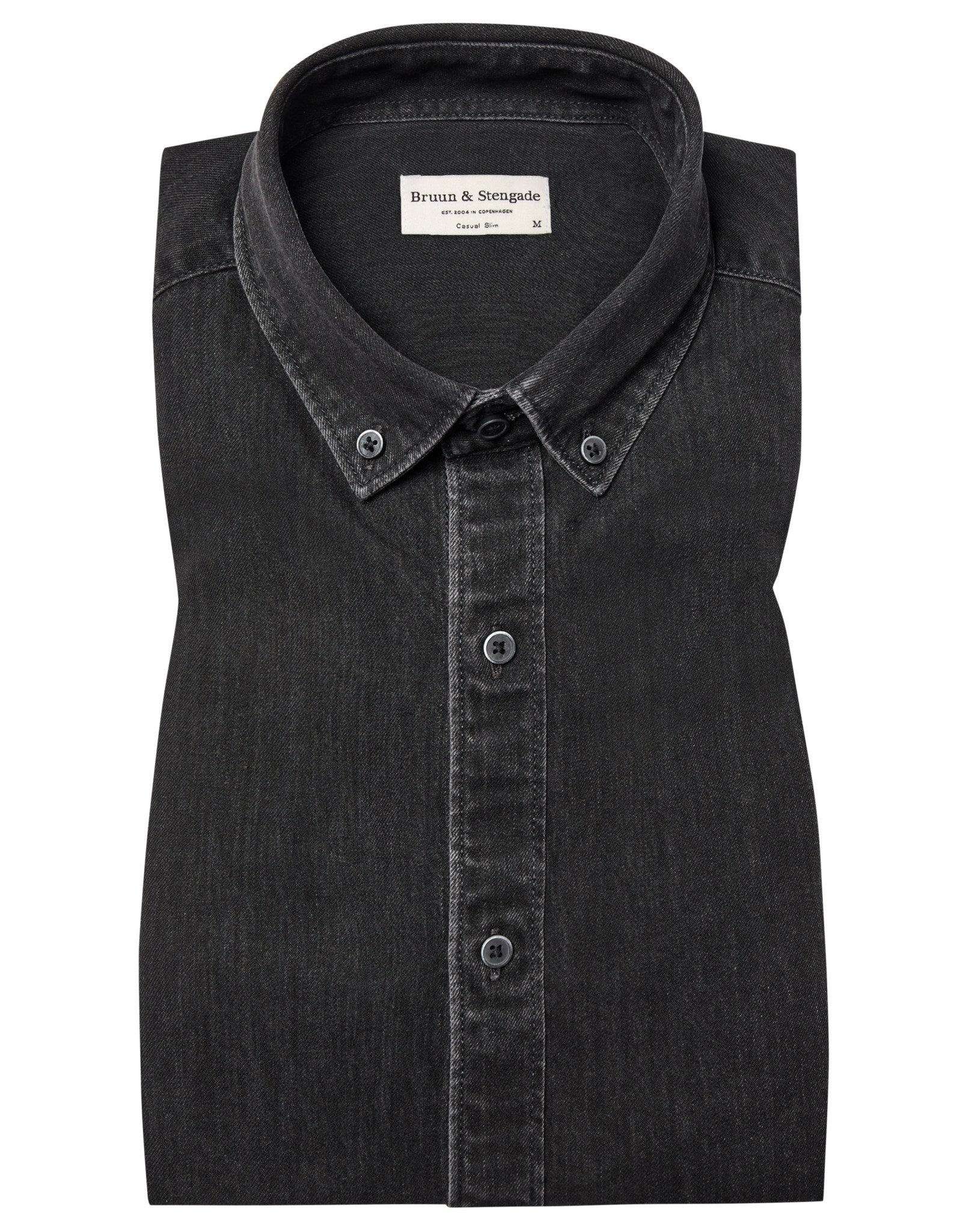 BS Elverum casual slim fit Skjorta - Black