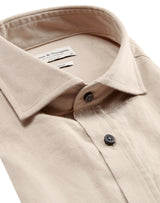 BS Halden casual slim fit Skjorta - Sand