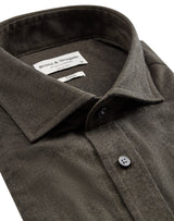 BS Halden casual slim fit Skjorta - Dark Green