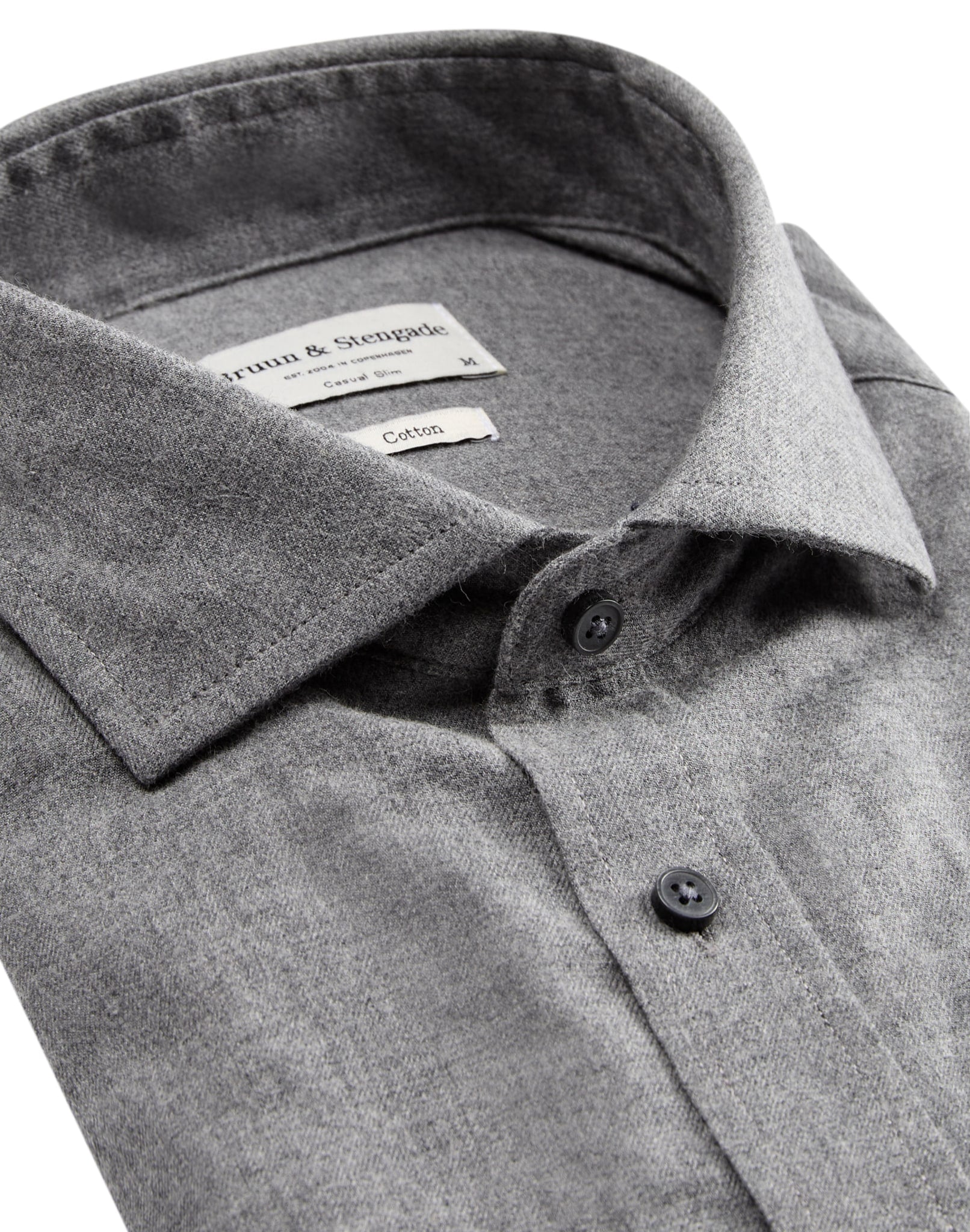 BS Halden casual slim fit skjorta – Grey