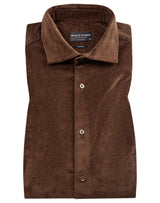 BS Horten casual modern fit Skjorta - Brown